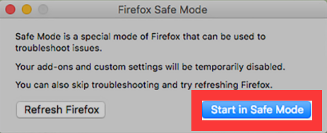 Firefoxをセーフモードで起動する