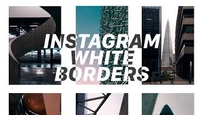 Instagramで白い境界線を追加する