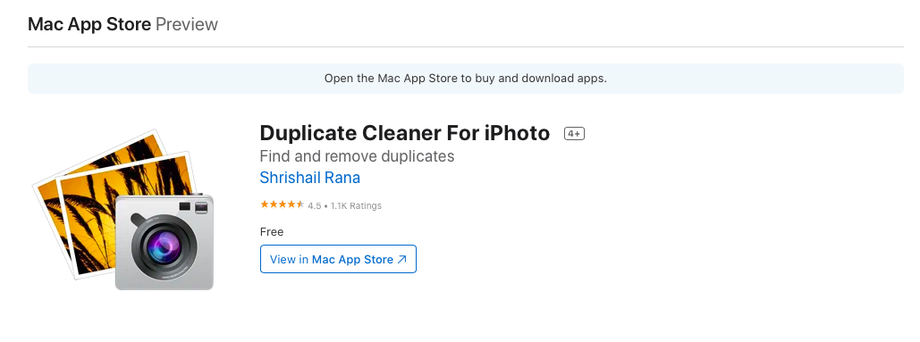 duplicate cleaner for iphoto