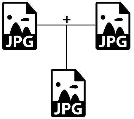 JPGファイルのマージ
