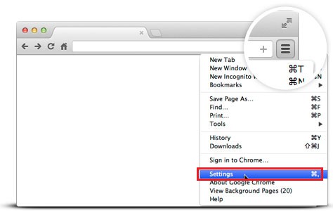 Mac Chrome で Any Search Manager を削除する