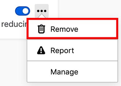 Mac で Rediroff.ru 拡張機能を取り除く
