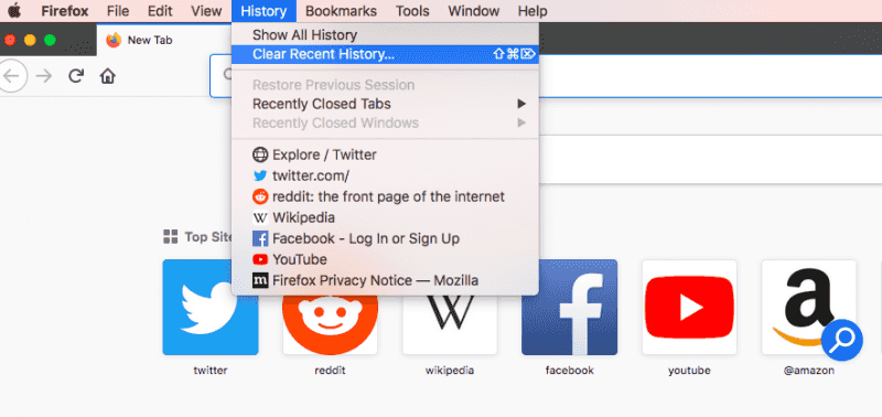 Firefoxをクリーンアップする