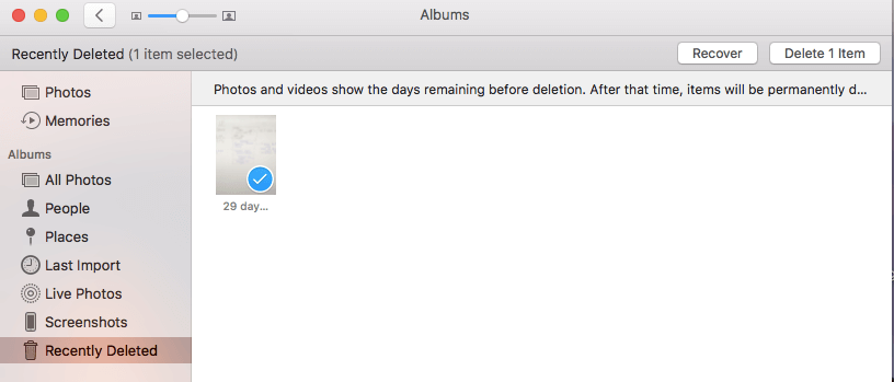 Mac上で削除された写真を回復する