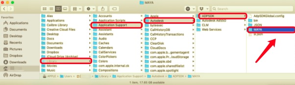 MacからMayaの関連ファイルを手動で削除する
