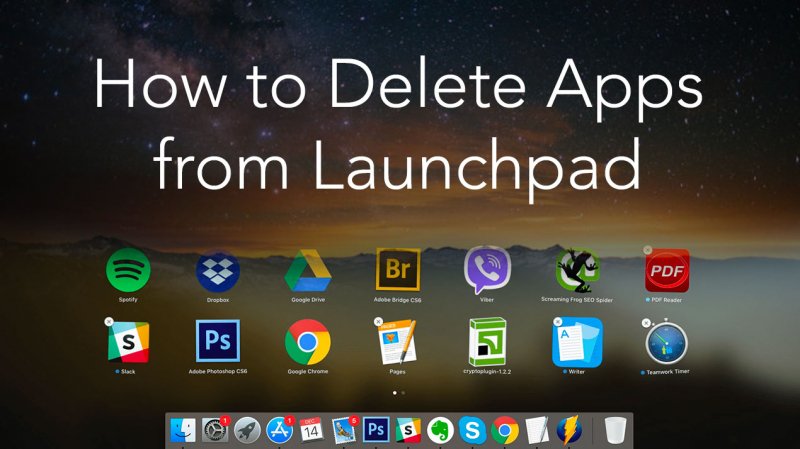 Launchpadからアプリを削除する方法