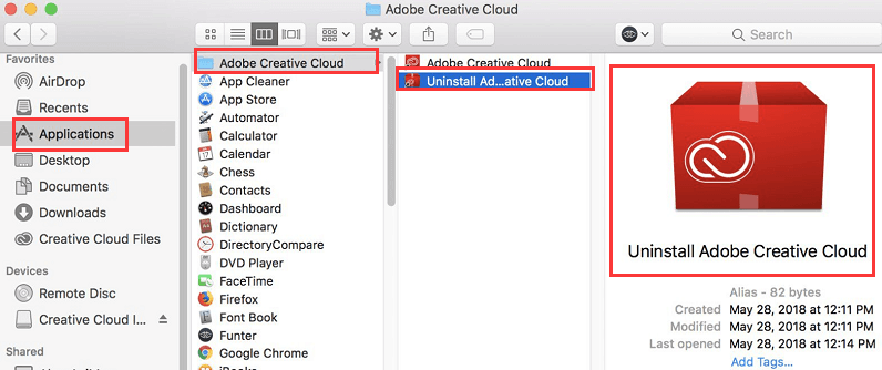 Adobe Creative Cloudをアンインストールする方法