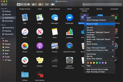 MacでMicrosoft Teamsを削除する