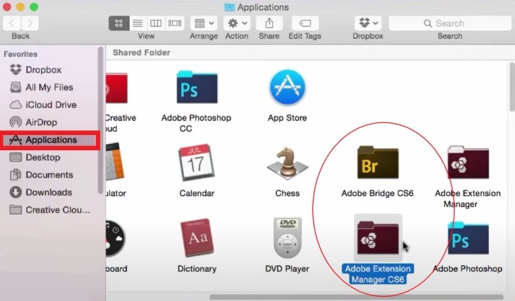 MacでAdobe CS6を手動でアンインストールする