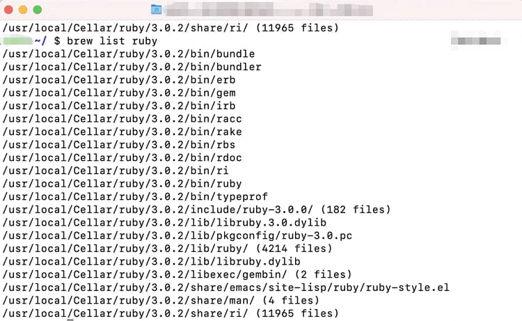 MacでRubyを手動でアンインストールする方法
