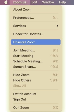 MacでZoomを手動でアンインストールする