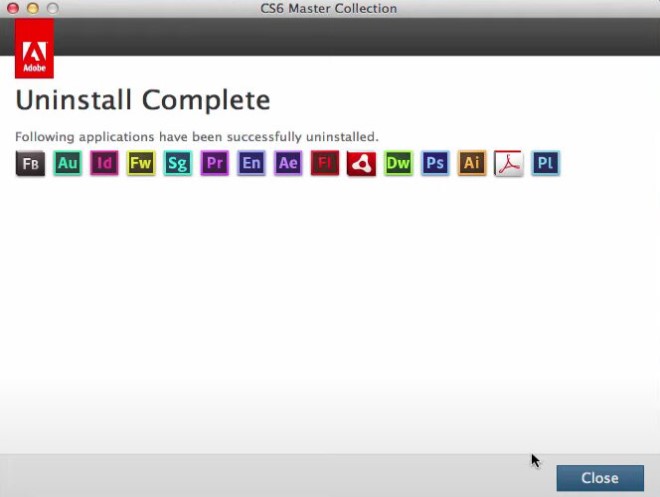 MacでAdobe CS6をアンインストールする方法
