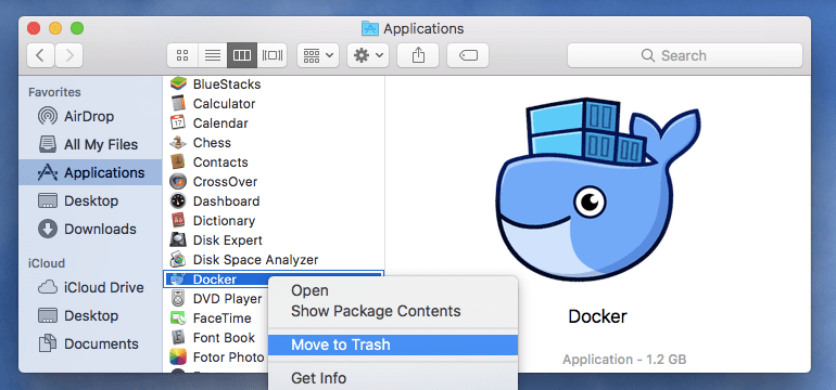 MacでDockerをアンインストールする方法