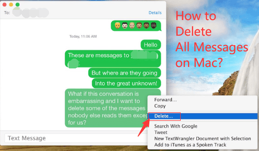 Macですべてのメッセージを削除する方法