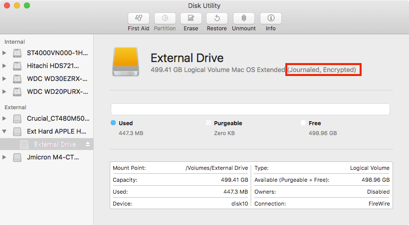 Macのディスクユーティリティでファイルを暗号化する方法