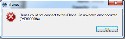 iTunesはこのiPhoneに接続できませんでした