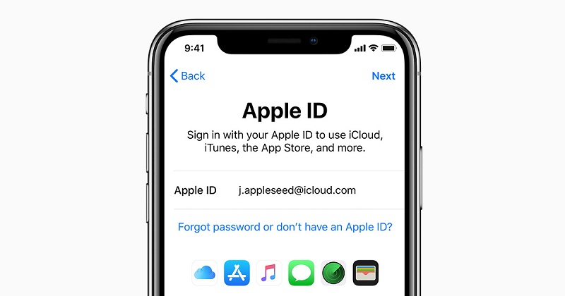 Apple IDにサインインする