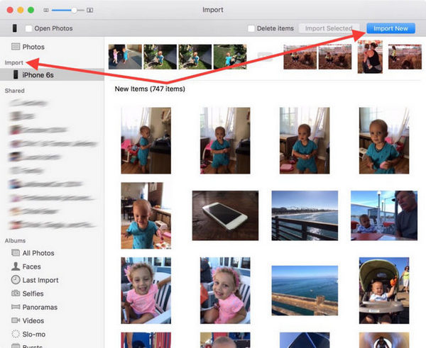 写真アプリを使ってiPhoneのビデオをMacに転送する