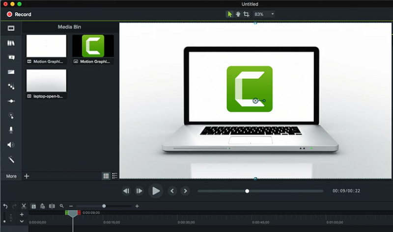 Mac 無料スクリーンレコーダー - Camtasia