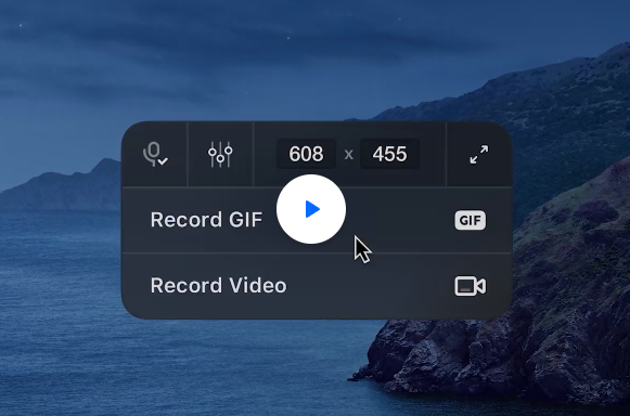 CleanShot X を使用して Mac で GIF を録画する