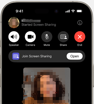 iPhoneのFaceTimeでNetflixを視聴する