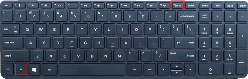 Acer のキーボード付きスクリーンショット