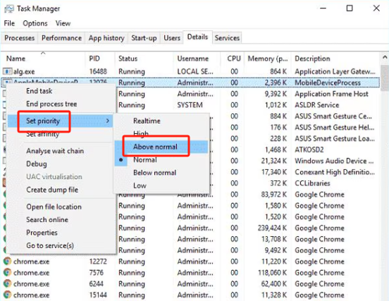 OBS エンコーディングの過負荷を修正するための優先順位を設定する
