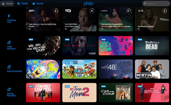 Philo DVR でストリーミング TV を録画する