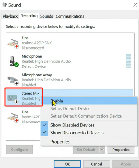 内蔵レコーダーを使用して Windows 10 で音声を録音する