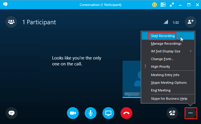 Skype で通話を録音する