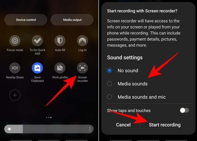 Android でビデオを録画しながら音楽を再生する