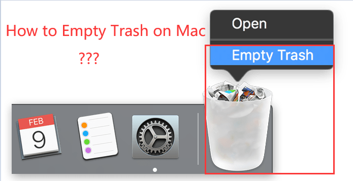 Macでゴミ箱を空にする方法
