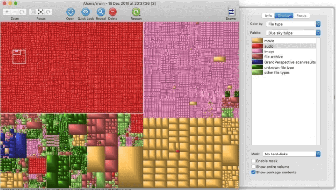 WinDirStat for Mac代替GrandPerspective