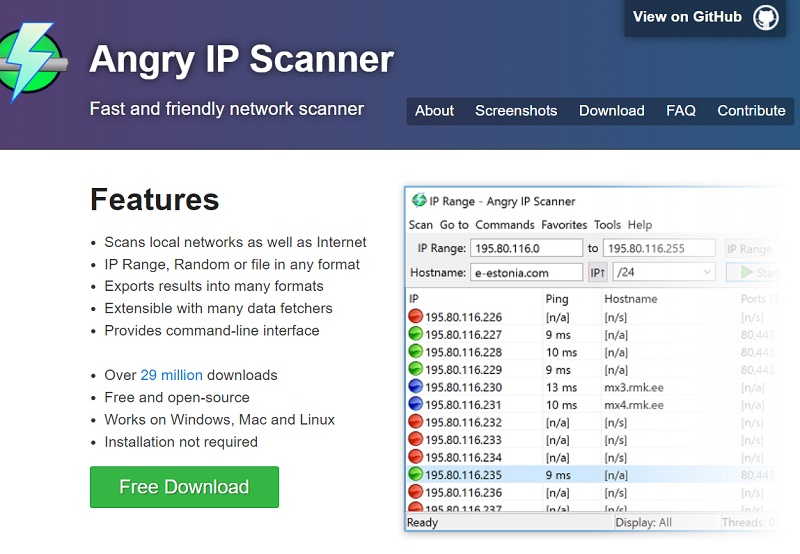 Angry IP Scanner は Mac 用の最高の IP スキャナーですか