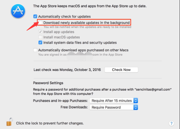 macOS Mojave10.14以降での自動更新の無効化
