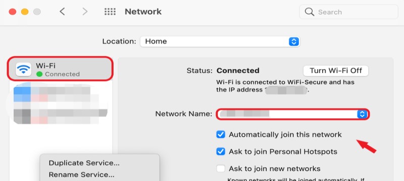 MacでXfinity WiFiをオフにする