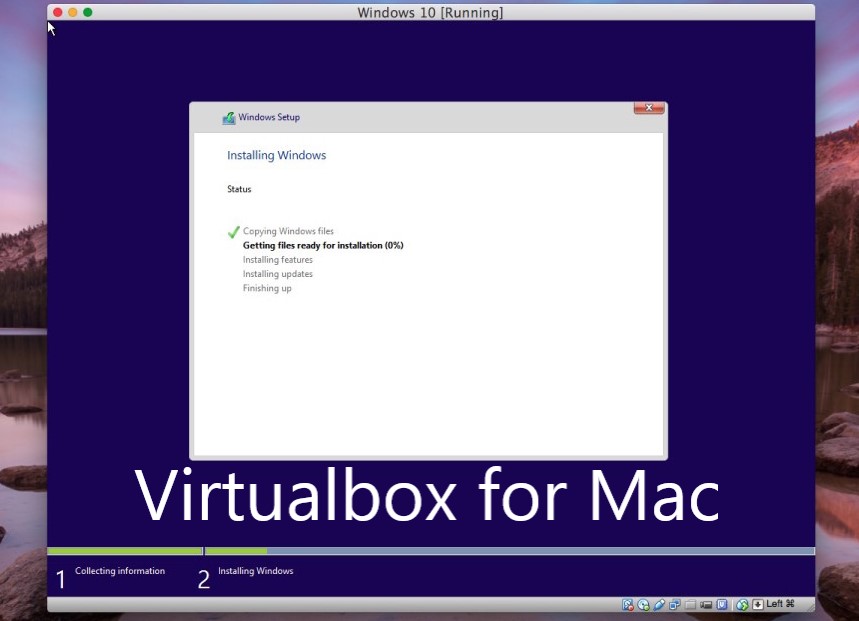 VirtualBox - Mac用Windowsエミュレータ