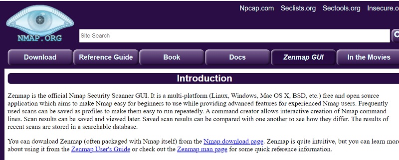 Mac および Windows 用 Zenmap セキュリティ IP スキャナー