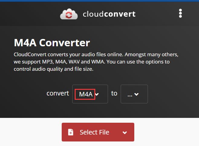 オンラインでM4AをMOVに簡単に変換する