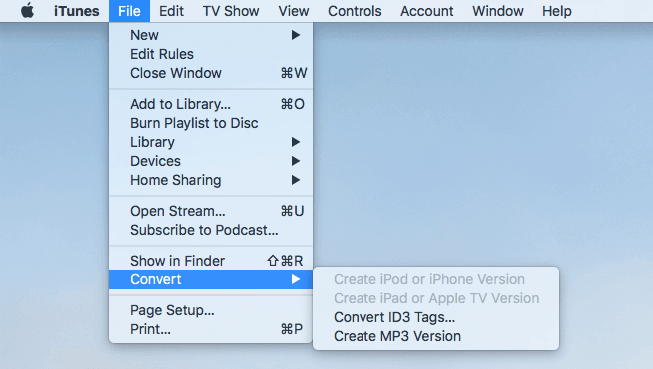 iTunesでMOVをMP3に変換する