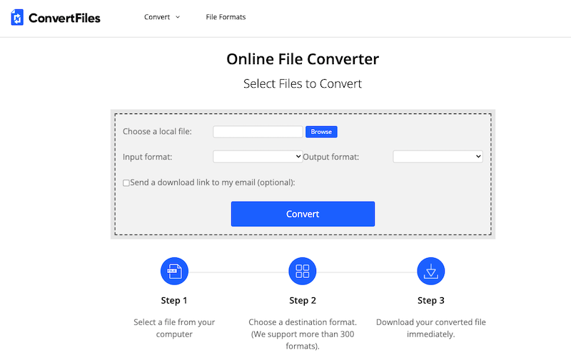 Windows 上で ConvertFiles 経由で MKV を MOV に変換する