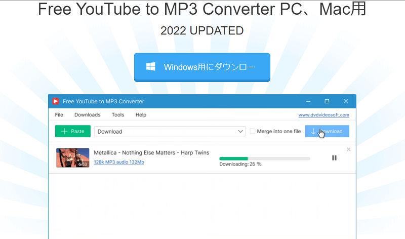 DVDVideoSoft Free YouTube to MP3 Converter