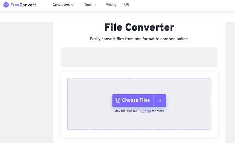 FreeConvert を使用して MPG を FLV に変換する手順