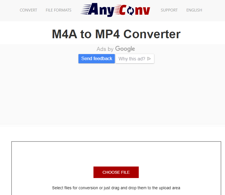 AnyConvでM4AをMP4に変換する
