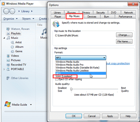 Windows MediaPlayerでAVIをWMVに変換する