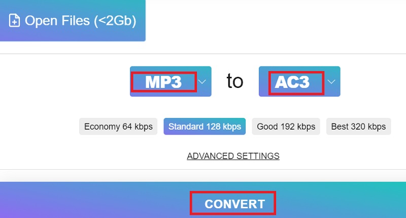無料でMP3をAC3に変換