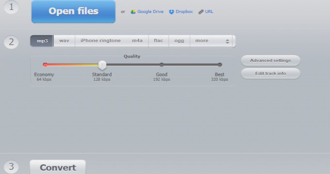 オンラインでAACをMP3に変換する