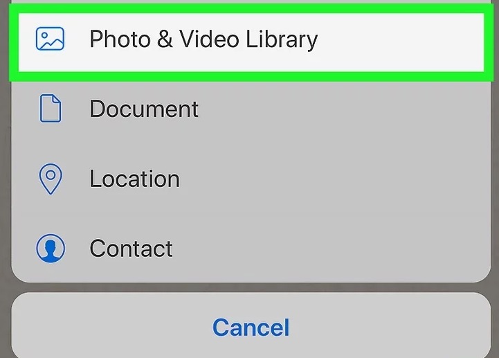 WhatsappでビデオをGIFにする手順