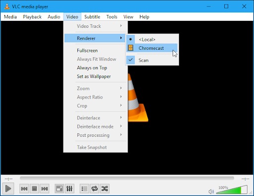 VLCでMKVをChromecastにキャストする