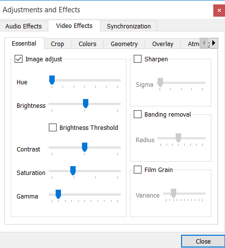 Windows10でビデオを明るくする